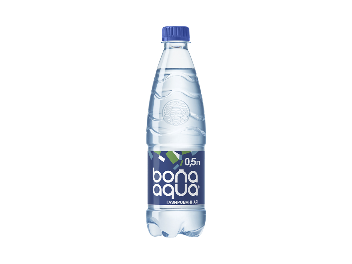 BonaAqua Вода газированная 0.5л